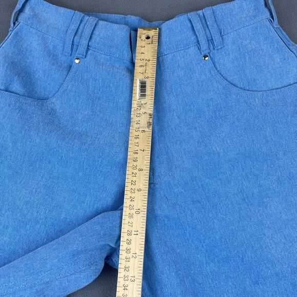 Marshall Columbia Disney Little Mermaid High Waisted Denim Embroidered Shorts S - Picture 6 of 16